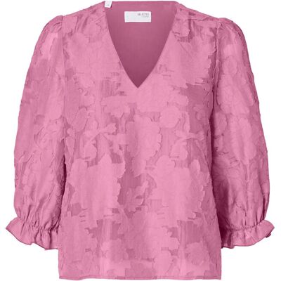 Selected Slfcathi-Sadie 3/4 Top Ff 38 ROSEBLOOM 38 Selected Slfcathi-Sadie 3/4 Top Ff 38 ROSEBLOOM 38