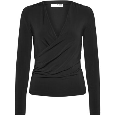 Selected Slfzahra Ls Top XS BLACK XS Selected Slfzahra Ls Top XS BLACK XS