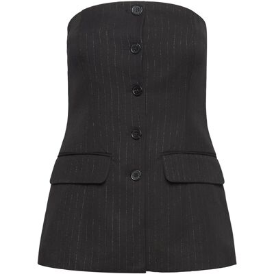 Selected Slfeli Bustier Top 40 BLACK 40 Selected Slfeli Bustier Top 40 BLACK 40