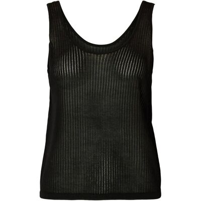 Selected Slfrose Sl Structure Knit Top M BLACK M Selected Slfrose Sl Structure Knit Top M BLACK M