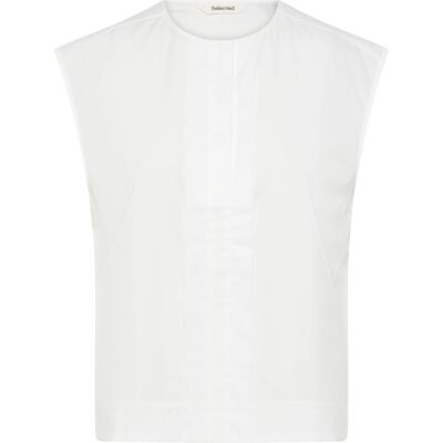Selected Slfdan Sl Top Ex 36 BRIGHT WHITE 36 Selected Slfdan Sl Top Ex 36 BRIGHT WHITE 36