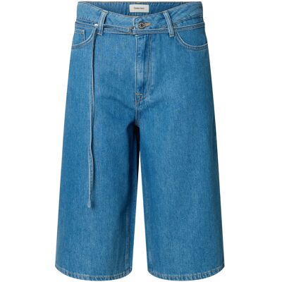 Selected Slftenna Mw Bermuda Denim Shorts 40 MEDIUM BLUE DENIM 40 Selected Slftenna Mw Bermuda Denim Shorts 40 MEDIUM BLUE DENIM 40