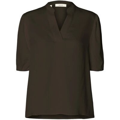 Selected Slflaurina 2/4 Sleeve Top Ex 34 DELICIOSO 34 Selected Slflaurina 2/4 Sleeve Top Ex 34 DELICIOSO 34