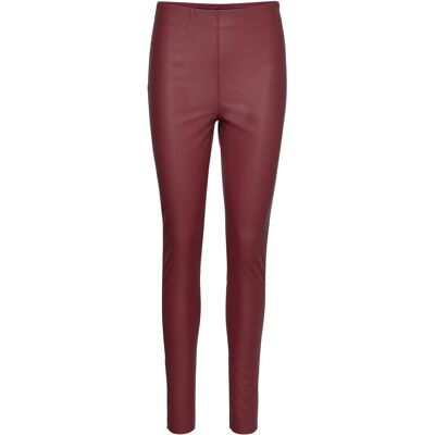 Soaked Slkaylee Pu Leggings S RHUBARB S Soaked Slkaylee Pu Leggings S RHUBARB S