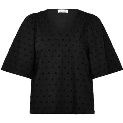Soaked Slsunela Felisia Top Ss XL BLACK XL Soaked Slsunela Felisia Top Ss XL BLACK XL