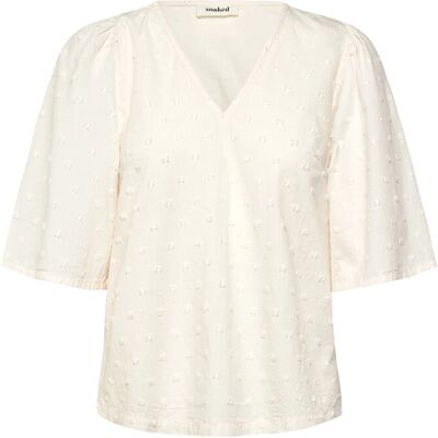 Soaked Slsunela Felisia Top Ss XL BROKEN WHITE XL Soaked Slsunela Felisia Top Ss XL BROKEN WHITE XL
