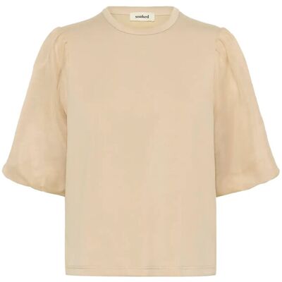Soaked Slmarigold Puff Tee XL WHITE PEPPER XL Soaked Slmarigold Puff Tee XL WHITE PEPPER XL