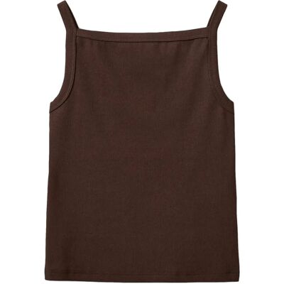 Sofie Schnoor Breesw Rib Tank Top XL INTENSE BROWN XL Sofie Schnoor Breesw Rib Tank Top XL INTENSE BROWN XL