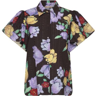 Stella Nova Flowered Cotton Top 38 DARK FLOWERS 38 Stella Nova Flowered Cotton Top 38 DARK FLOWERS 38