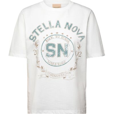 Stella Nova Printed T-Shirt XXS WHITE XXS Stella Nova Printed T-Shirt XXS WHITE XXS