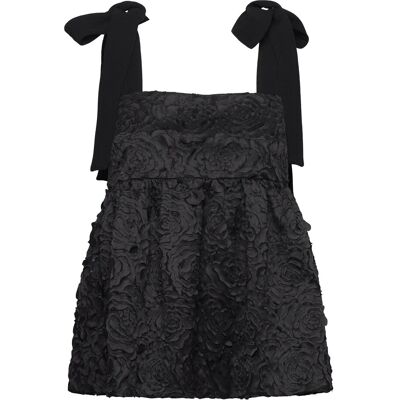 STINE GOYA Contrasted Tie Top, 2320 Fil Coupé XL JET BLACK XL STINE GOYA Contrasted Tie Top, 2320 Fil Coupé XL JET BLACK XL