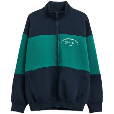 STRONGER Oversized Full Zip Sweatshirt M NAVY BLAZER M STRONGER Oversized Full Zip Sweatshirt M NAVY BLAZER M