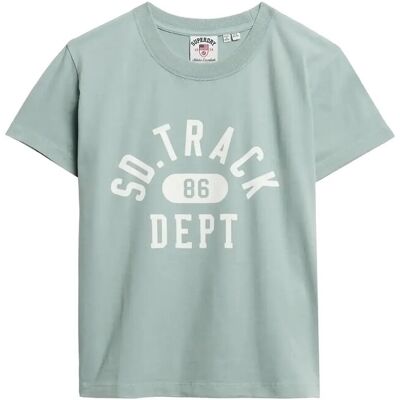 Superdry Ath Graphic Fitted Tee 40 LIGHT JADE GREEN 40 Superdry Ath Graphic Fitted Tee 40 LIGHT JADE GREEN 40