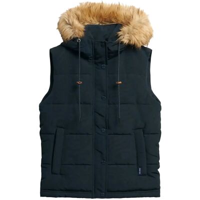 Superdry Vintage Everest Faux Fur Gilet M ECLIPSE NAVY M Superdry Vintage Everest Faux Fur Gilet M ECLIPSE NAVY M