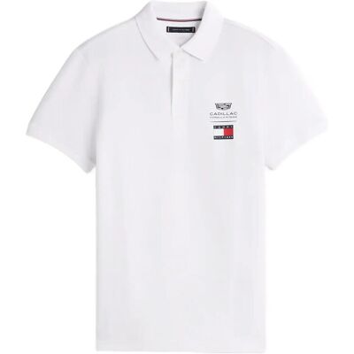 Tommy Hilfiger Th X Cf1 Logo Polo M WHITE M Tommy Hilfiger Th X Cf1 Logo Polo M WHITE M