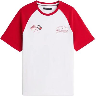 Tommy Hilfiger Th X Cf1 Varsity Raglan Tee XXL WHITE RED XXL Tommy Hilfiger Th X Cf1 Varsity Raglan Tee XXL WHITE RED XXL