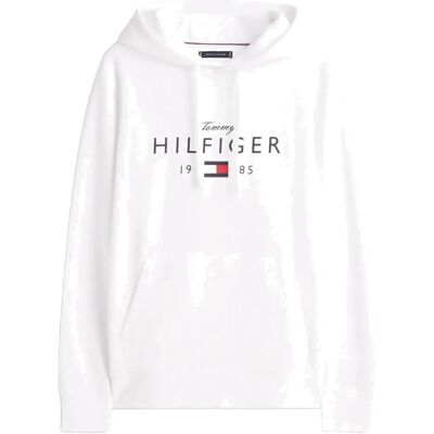 Tommy Hilfiger Brand Love Big Hilfiger Hoodie XXL WHITE XXL Tommy Hilfiger Brand Love Big Hilfiger Hoodie XXL WHITE XXL
