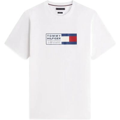 Tommy Hilfiger Brand Love Text Box Tee M WHITE M Tommy Hilfiger Brand Love Text Box Tee M WHITE M