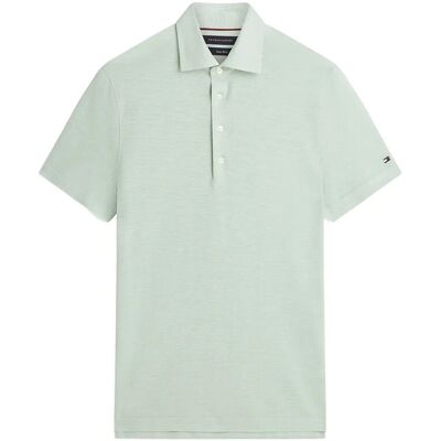 Tommy Hilfiger Dc Spread Collar Linen Polo M CRUSHED MINT M Tommy Hilfiger Dc Spread Collar Linen Polo M CRUSHED MINT M