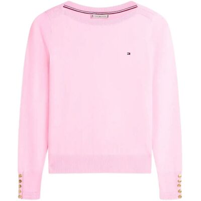 Tommy Hilfiger Co Jersey Fine Gg Boat-Nk Ls Swt XL ROSE PETAL XL Tommy Hilfiger Co Jersey Fine Gg Boat-Nk Ls Swt XL ROSE PETAL XL