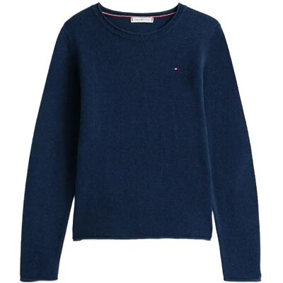 Tommy Hilfiger Soft Wool C-Nk Ls Sweater L DARK NIGHT NAVY L Tommy Hilfiger Soft Wool C-Nk Ls Sweater L DARK NIGHT NAVY L