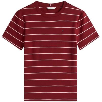 Tommy Hilfiger Slim Cody C-Nk Ss S FINE STP LIBERTY RED BONITA PINK S Tommy Hilfiger Slim Cody C-Nk Ss S FINE STP LIBERTY RED BONITA PINK S