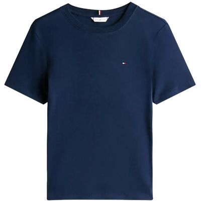 Tommy Hilfiger Slim Cody C-Nk Ss XL DARK BLUE XL Tommy Hilfiger Slim Cody C-Nk Ss XL DARK BLUE XL