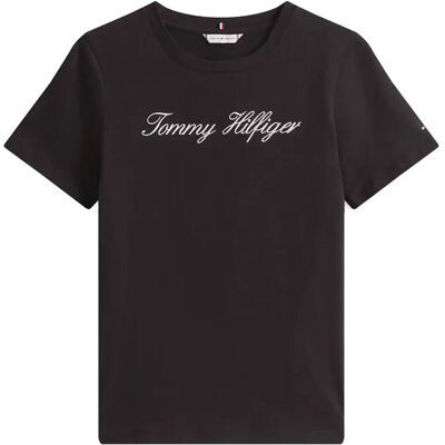 Tommy Hilfiger Nos Script Regular C-Nk Ss XXL NOS BLACK XXL Tommy Hilfiger Nos Script Regular C-Nk Ss XXL NOS BLACK XXL