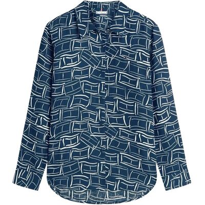Tommy Hilfiger Ess Linen Relaxed Ls Shirt 36 FLAG FEATHERS DARK NIGHT NAVY 36 Tommy Hilfiger Ess Linen Relaxed Ls Shirt 36 FLAG FEATHERS DARK NIGHT NAVY 36