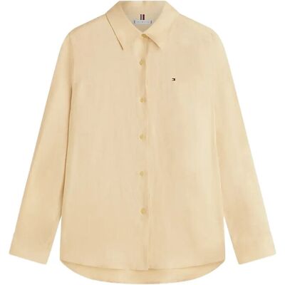Tommy Hilfiger Ess Linen Relaxed Shirt 34 HARVEST WHEAT 34 Tommy Hilfiger Ess Linen Relaxed Shirt 34 HARVEST WHEAT 34