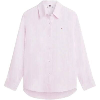 Tommy Hilfiger Ess Linen Relaxed Ls Shirt 44 LILAC POWDER 44 Tommy Hilfiger Ess Linen Relaxed Ls Shirt 44 LILAC POWDER 44