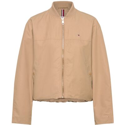 Tommy Hilfiger Cotton Nylon Reg Bomber L COUNTRY IVORY L Tommy Hilfiger Cotton Nylon Reg Bomber L COUNTRY IVORY L