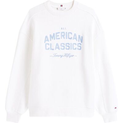 Tommy Hilfiger Varsity Mdrn Terry Swtshrt M ECRU M Tommy Hilfiger Varsity Mdrn Terry Swtshrt M ECRU M