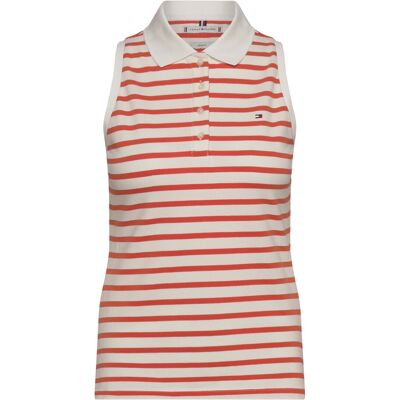 Tommy Hilfiger 1985 Slim Ss Polo M CLASSIC BRETON ECU/ ORANGE M Tommy Hilfiger 1985 Slim Ss Polo M CLASSIC BRETON ECU/ ORANGE M