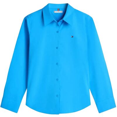 Tommy Hilfiger Ess Poplin Regular Shirt 46 MESMERIZING BLUE 46 Tommy Hilfiger Ess Poplin Regular Shirt 46 MESMERIZING BLUE 46