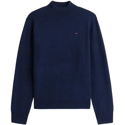Tommy Hilfiger Wool Cash Mock-Nk Ls Swt XS DARK NIGHT NAVY XS Tommy Hilfiger Wool Cash Mock-Nk Ls Swt XS DARK NIGHT NAVY XS