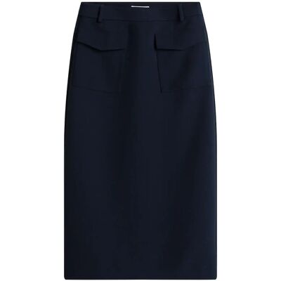Tommy Hilfiger Punto Tailored Midi Skirt 34 DARK NIGHT NAVY 34 Tommy Hilfiger Punto Tailored Midi Skirt 34 DARK NIGHT NAVY 34