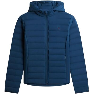 Tommy Hilfiger Stretch Nylon Lw Down Jacket XS DARK NIGHT NAVY XS Tommy Hilfiger Stretch Nylon Lw Down Jacket XS DARK NIGHT NAVY XS
