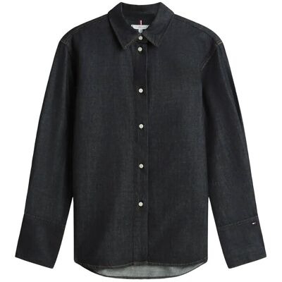 Tommy Hilfiger Dnm Pure Relaxed Shirt Ls 36 PURE 36 Tommy Hilfiger Dnm Pure Relaxed Shirt Ls 36 PURE 36
