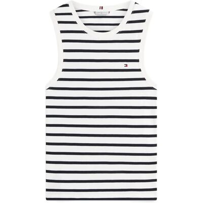 Tommy Hilfiger Slim Cody C-Nk Tank Top S BRETON STP ECRU DARK NIGHT NAVY S Tommy Hilfiger Slim Cody C-Nk Tank Top S BRETON STP ECRU DARK NIGHT NAVY S