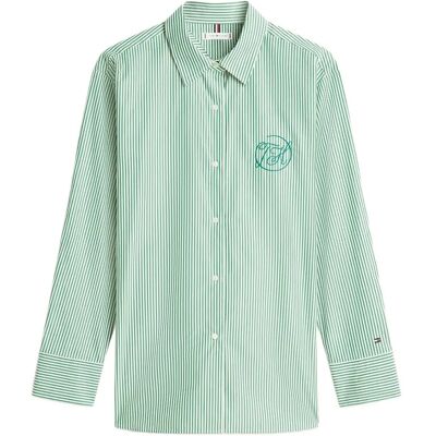 Tommy Hilfiger Cotton Easy Shirt 44 CLASSIC ITHACA STP NOUVEAU GREEN 44 Tommy Hilfiger Cotton Easy Shirt 44 CLASSIC ITHACA STP NOUVEAU GREEN 44