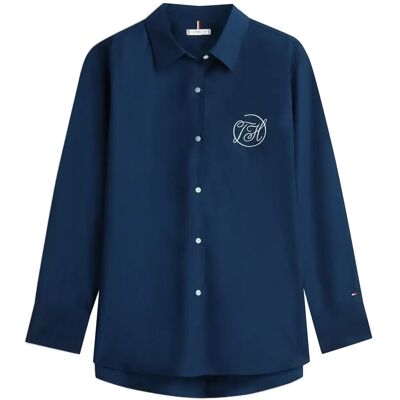 Tommy Hilfiger Cotton Easy Shirt 36 DARK NIGHT NAVY 36 Tommy Hilfiger Cotton Easy Shirt 36 DARK NIGHT NAVY 36
