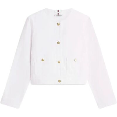 Tommy Hilfiger Dnm Clr Lady Jacket Ls 44 TH OPTIC WHITE 44 Tommy Hilfiger Dnm Clr Lady Jacket Ls 44 TH OPTIC WHITE 44
