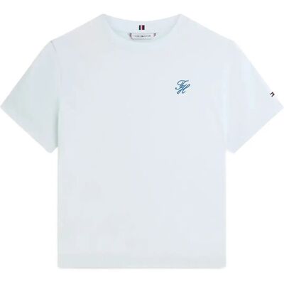 Tommy Hilfiger Th Script Reg C-Nk Ss Tee XS KEEPSAKE BLUE XS Tommy Hilfiger Th Script Reg C-Nk Ss Tee XS KEEPSAKE BLUE XS