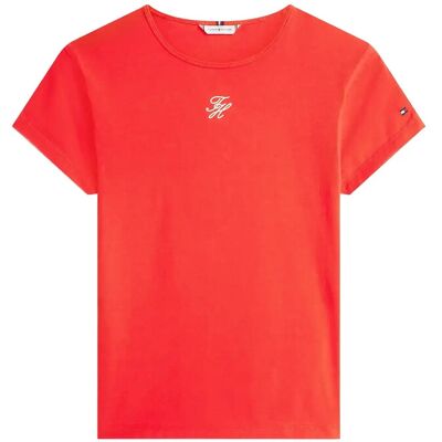 Tommy Hilfiger Th Script Slim Ss Tee XXS FIREWORKS XXS Tommy Hilfiger Th Script Slim Ss Tee XXS FIREWORKS XXS