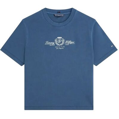 Tommy Hilfiger Varsity Crest Mdrn C-Nk Ss Tee XXS DARK NIGHT NAVY XXS Tommy Hilfiger Varsity Crest Mdrn C-Nk Ss Tee XXS DARK NIGHT NAVY XXS