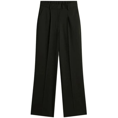Tommy Hilfiger Timeless Wool Wide Leg Pant 44 BLACK 44 Tommy Hilfiger Timeless Wool Wide Leg Pant 44 BLACK 44