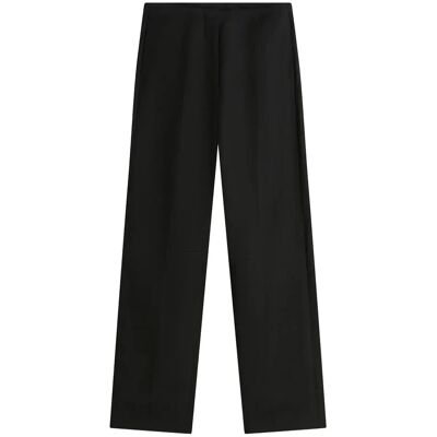 Tommy Hilfiger Linen/Vis Barrel Pant 46 BLACK 46 Tommy Hilfiger Linen/Vis Barrel Pant 46 BLACK 46