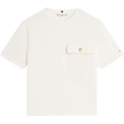 Tommy Hilfiger Gold Button Long Ss Tee M CALICO M Tommy Hilfiger Gold Button Long Ss Tee M CALICO M