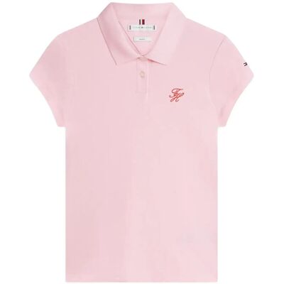 Tommy Hilfiger Th Script Slim Ss Polo XS CLASSIC PINK XS Tommy Hilfiger Th Script Slim Ss Polo XS CLASSIC PINK XS